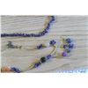 Image 3 : 2 Amethyst Necklace + Earrings