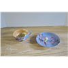 Image 3 : Butterfly Tea Tray + 2 Bird Japanese Tea cups, All 3 Made in Japan + 1 Hand Painted Lacquer Box