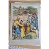 Image 7 : 8- 1950’s + 1960’s Biblical Lithographs by Famous Artists - 12x17inch