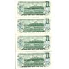 Image 2 : 4x 1973 Canadian $1 Bills