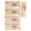 Image 2 : 5x 1986 Canadian $2 Bills