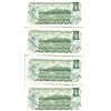 Image 2 : 4x 1973 Canadian $1 Bills