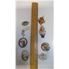 Image 1 : Lot of Assorted Broaches - Flower, Fish, Squire