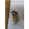 Image 2 : Golden Purple Floral Broach
