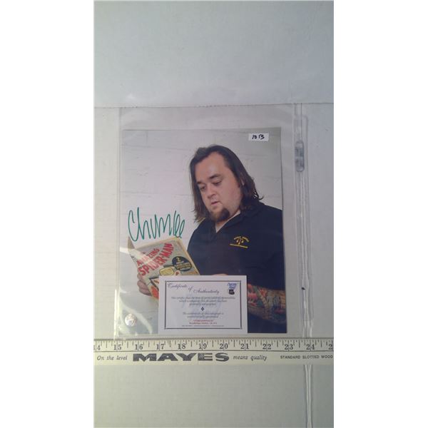 Chum Lee signed with Certificate of Authenticity