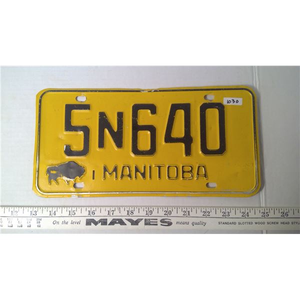 Manitoba Plate