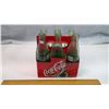 Image 1 : Vintage 6 Pack of Glass Coca-Cola Bottles w/ Packaging