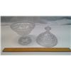 Image 2 : Textured Glass Candy Dish