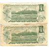 Image 6 : 10x 1973 Canadian $1 Bills