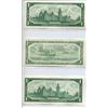 Image 2 : Lot of 3 Canadian $1 Bills - 2x 1967, 1x 1954