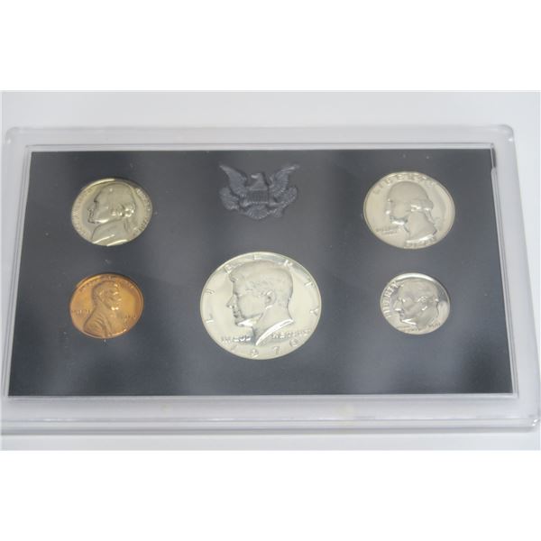 US Year Set - Proof 1970 5 Coin Set - 1, 5, 10, 25, 50 Cent