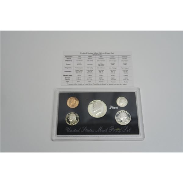 US Year Set - Proof 1993 5 Coin Set - 1, 5, 10, 25, 50 Cent