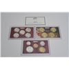 Image 1 : 2010 - 14 US Coin Set - 5x 25 Cent All .900 Silver, 1, 5, 10, 50 Cent Silver & $1 Alloy