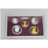 Image 2 : 2010 - 14 US Coin Set - 5x 25 Cent All .900 Silver, 1, 5, 10, 50 Cent Silver & $1 Alloy