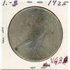 Image 2 : 1925 - US Peace Dollar