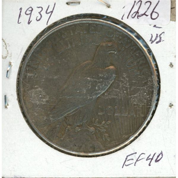 1934 - US Peace Dollar