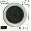 Image 1 : 1842 HALF PENNY BANK OF MONTREAL