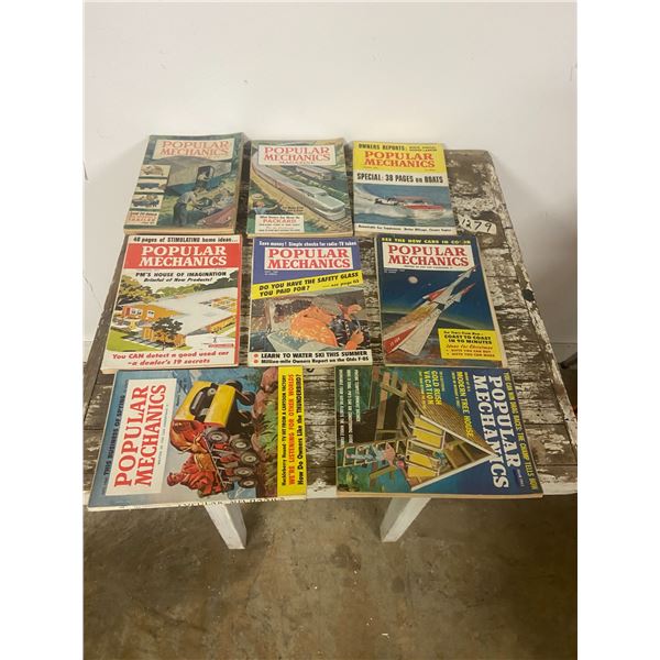 8 - 1950's & 60's Popular Mechanics Magazines