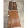 Image 1 : 2pc. Of Original Oak Tambour - 39x26in. & 38x24in.