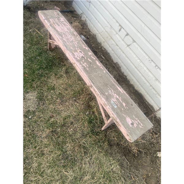 Pine Bench - 72L x 17H x 11D in.