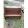 Image 1 : Church Pew - 47W in. Fir