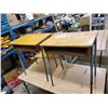 Image 1 : 2 WOODEN CHILDREN'S SCHOOL DESKS