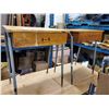 Image 2 : 2 WOODEN CHILDREN'S SCHOOL DESKS