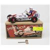 Image 1 : TIN PLATE WIND UP SPRINT RACER CAR IN BOX