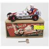 Image 1 : TIN PLATE WIND UP SPRINT RACER CAR IN BOX