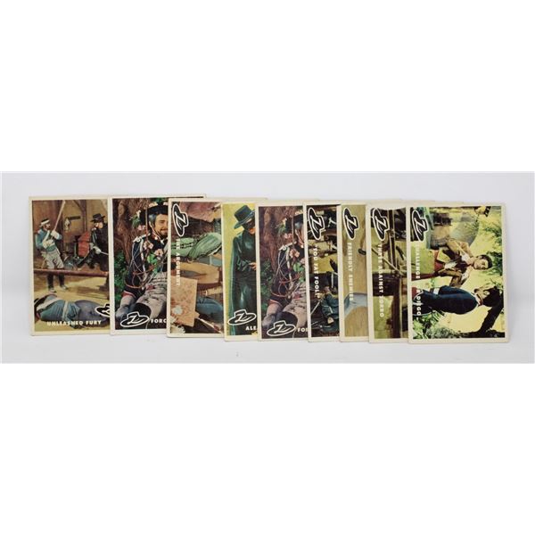 1950S DISNEY ZORRO CARDS LOT 10