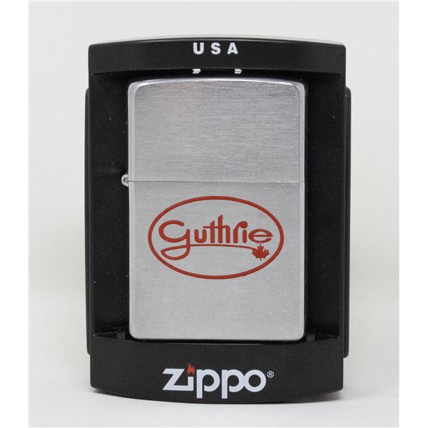 VINTAGE GUTHRIE DRILLING ZIPPO LIGHTER