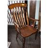 Image 1 : ANTIQUE HIGH BACK ARM CHAIR