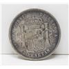 1 OZ SILVER 1894 SPANISH COIN 5 PESATAS