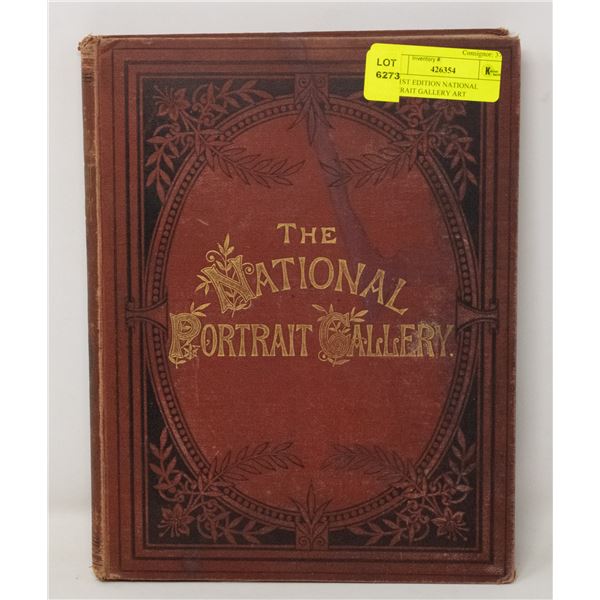 1876 1ST EDITION NATIONAL PORTRAIT GALLERY ART