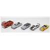 LOT OF 5 HIGH DETAIL DIECAST CARS 1:64 SCALE