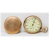 Image 1 : ANTIQUE GOLD FILL HUNTER STYLE POCKET WATCH