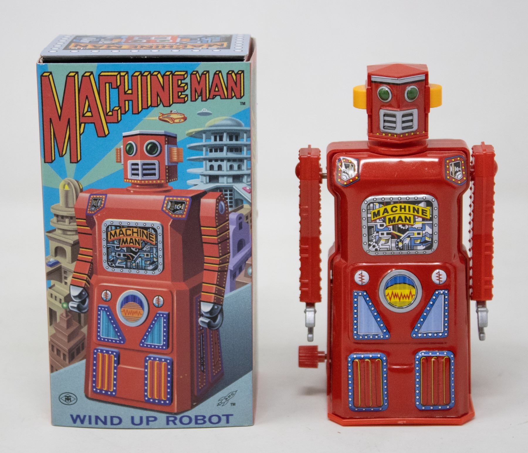Machine Man Robot Box MACHINE MAN TIN ROBOT