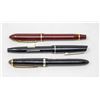 Image 1 : LOT OF 3 VINTAGE FOUNTAIN PENS MISSING ONE SKI