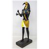Image 1 : LARGE PAINTED EGYPTIAN STATUE