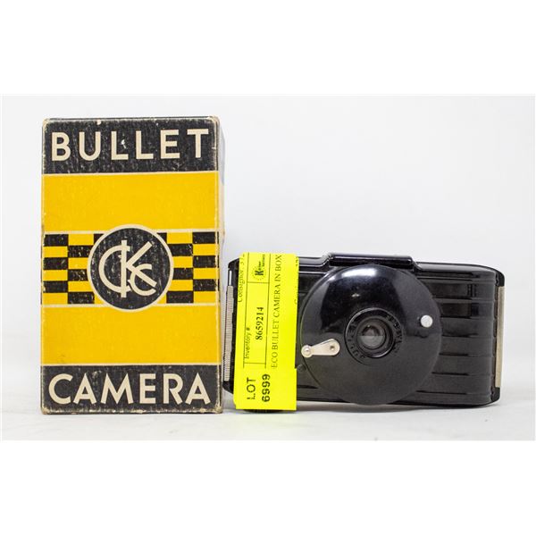 ART DECO BULLET CAMERA IN BOX