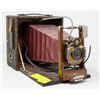 Image 1 : ANTIQUE WOOD CASES BULLARD FOLDING CAMERA