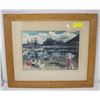 Image 1 : BANFF ARTIST PHOTO FRAMED GEOUP OF SEVEN ORIG.