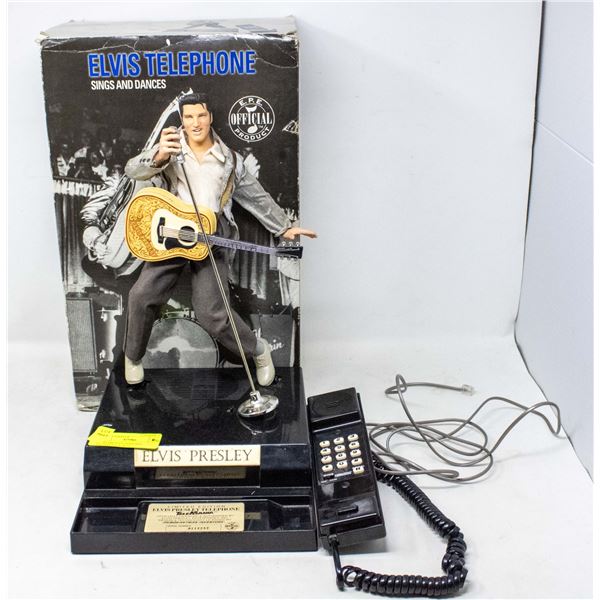 ELVIS PRESLEY DANCING TELEPHONE W BOX