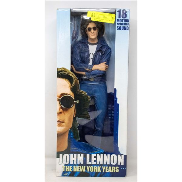 18 IN JOHN LENNON NYC ACTION FIGURE IN BOX