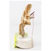 Image 1 : CARVED INUIT BONE STATUE OF FISHERMAN