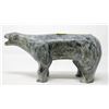 Image 1 : GROWLING BEAR CARVED SOAPSTONE INUIT STATUE