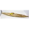 Image 1 : VINTAGE INDIGENOUS MADE MODEL CANOE WITH ORIG