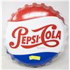 Image 1 : VINTAGE PEPSI BOTTLE CAP ADVERTISING SIGN