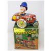 Image 1 : 1940S TIN CRAZY COP CAR W ORIG BOX