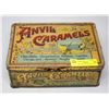 Image 1 : ANTIQUE ANVIL CARAMELS TIN